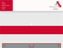 Tablet Screenshot of mietzelte-huber.ch